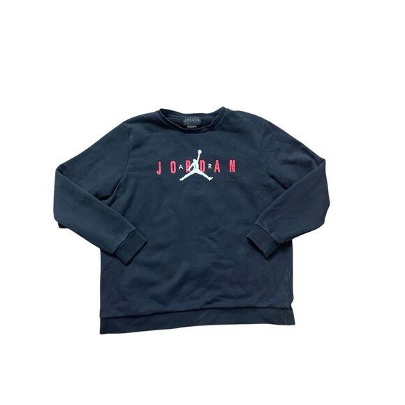 Jordan Jumpman Crewneck Sweatshirt – Black – Size XXL - Picture 1 of 6